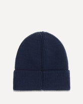 Beanie with logo in knit - BLUE | Base Blu