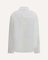 Lee Shirt in cotton poplin - WHITE | Base Blu
