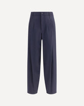 Lightweight wool cloth single-dart Pants - BLUE | Base Blu