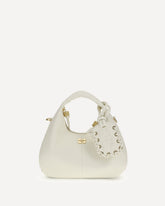 Mini Hobo Handbag - WHITE | Base Blu