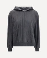 Hoodie with paillettes - GREY | Base Blu