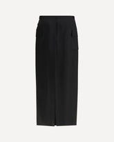 Cargo midi Skirt - BLACK | Base Blu