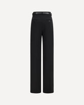Elegant Pants with belt - BLACK | Base Blu