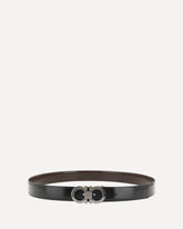 Gancini reversible Belt - BLACK | Base Blu