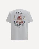 Cotton logo-print T-shirt - WHITE | Base Blu