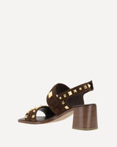 Suede Sandals - BROWN | Base Blu
