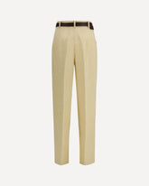 Mstsumero Pants in linen batavia - BEIGE | Base Blu