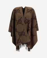 Poncho in cashmere - MARRONE | Base Blu