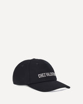 Chez Valentino Baseball Hat - BLACK | Base Blu