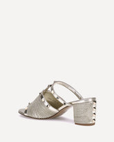 Rockstud Sandals - SILVER | Base Blu