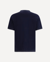 T-shirt in cotton with a logo - BLUE | Base Blu