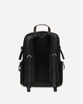 Re-Nylon and leather Speedrock Backpack - BLACK | Base Blu