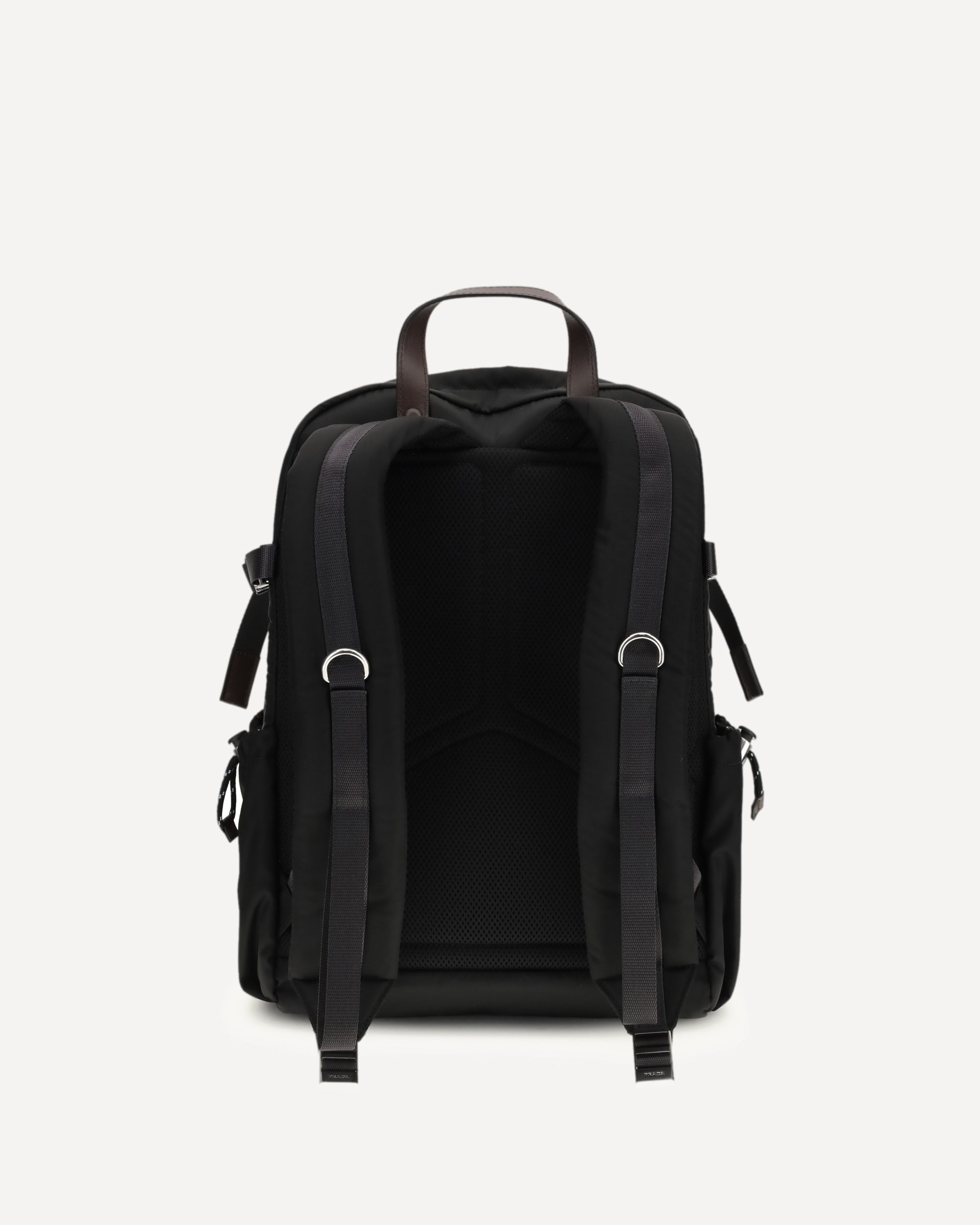 PRADA Re-Nylon and leather Speedrock Backpack BLACK | Base Blu