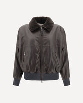 Leather Jacket - BROWN | Base Blu