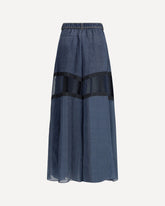 Pantaloni in denim con retro in liner - BLU | Base Blu