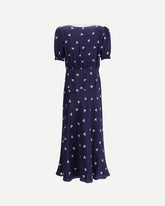 Bow patterned Dress - BLUE | Base Blu