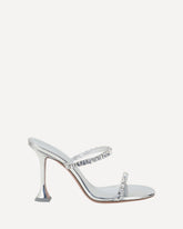 Gigi Slipper Sandals - SILVER | Base Blu