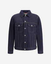 Denim Cotton casual Jacket - BLUE | Base Blu