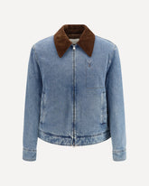 Ami De Coeur Denim Jacket - LIGHT BLUE | Base Blu