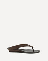 Leather Sandals - BROWN | Base Blu