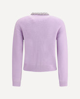 Jeweled Cardigan - LILAC  | Base Blu