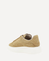 Suede leather Sneakers - BEIGE | Base Blu