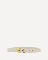 Leather Belt - WHITE | Base Blu