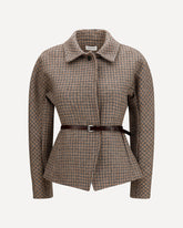 Blazer pied de poule - BEIGE | Base Blu