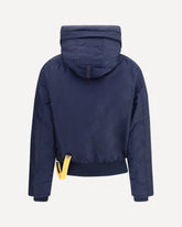 Gobi hooded Bomber Jacket - BLUE | Base Blu