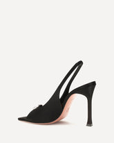 Sandali Slingback Mini Camelia - NERO | Base Blu