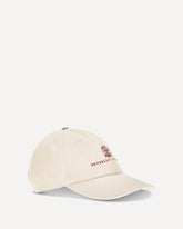 Logoed Baseball Hat - CREAM | Base Blu