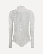 Lace Bodysuit - WHITE | Base Blu