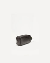 Intrecciato Travel Clutch - BROWN | Base Blu