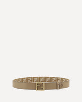 Cintura reversibile FF logo - BEIGE | Base Blu
