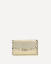 Rockstud chain Wallet - GOLD | Base Blu