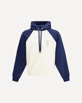 Ami de Coeur Hoodie in two-tone - BLUE | Base Blu