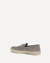 Suede Loafers - GREY | Base Blu