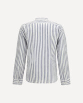 Slim fit spread collar Shirt - BLUE | Base Blu