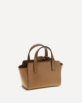 Borsa a Mano Flap mini - MARRONE | Base Blu