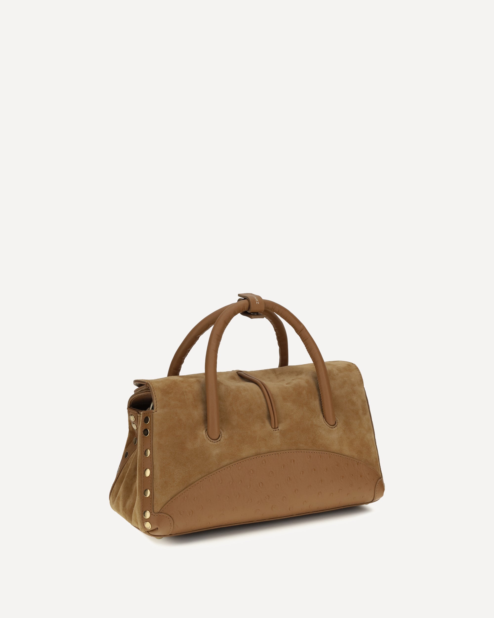BadBlue ブラウン ドット トートバッグ ZANELLATO Dotta Handbag BROWN | Base Blu