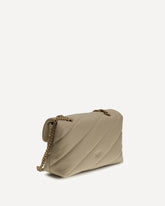Love Classic leather Shoulder Bag - BEIGE | Base Blu