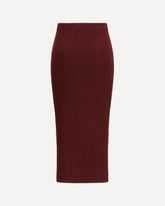 Midi pencil Skirt - BORDEAUX | Base Blu