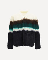 Chusen-dyed Cardigan - MULTICOLOUR | Base Blu