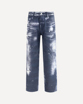 Denim print Pants - MULTICOLOUR | Base Blu