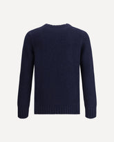 Crewneck Wool Sweater - BLUE | Base Blu