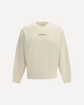 Maison Kitsuné Paris Comfort Sweatshirt in cotton fleece - BEIGE | Base Blu