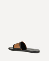 Viva Superstar Slide Sandals - BLACK | Base Blu