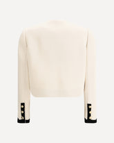 Cropped Jacket - BEIGE | Base Blu