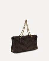 Medium Panthea Shoulder Bag - BROWN | Base Blu