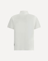 Logoed Polo Shirt - WHITE | Base Blu